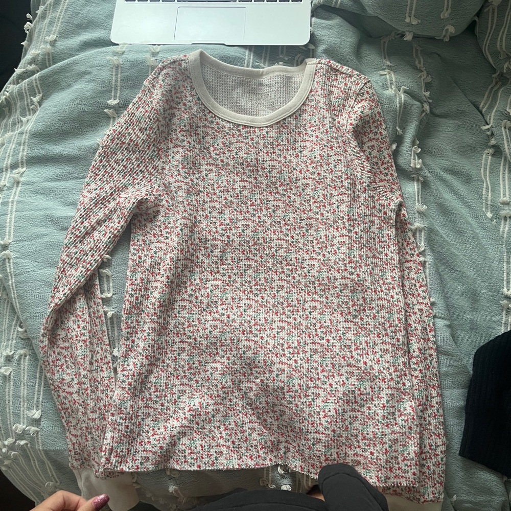 American eagle floral long sleeve